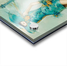 The Lady in Turquoise – Vintage Fashion Art Print Acrylic print