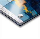 Edge of Light – Geometric Horizon Abstract Print Acrylic print