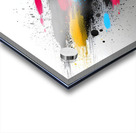 Impact Vector – Color Burst on Gray Print Acrylic print