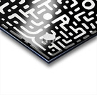 The Maze Within – Abstract Black and White Print Acrylic print