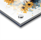 Beautiful Arrangement – Botanical Headpiece Portrait Art Print Acrylic print