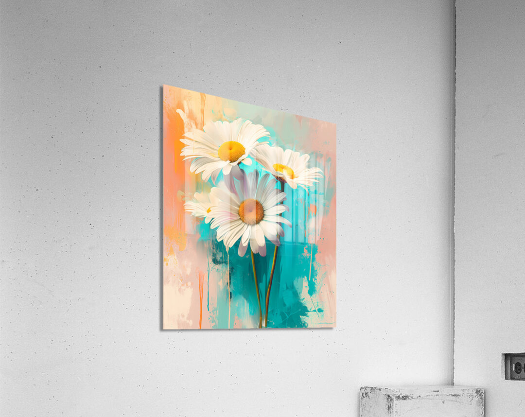 Gerber Daisies - Bright Daisy Bouquet Art Prints Acrylic Print