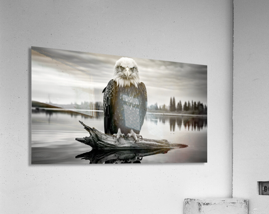 Looking Through You - Reflective Minimalist Landscape Art Prints Acrylic Print