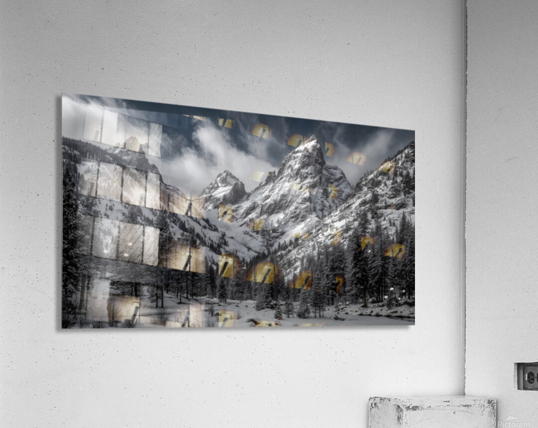 Where Giants Sleep - Mountain Landscape Art Prints Acrylic Print