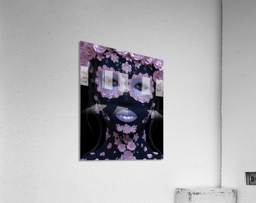 La Novia De La Noche - The Bride Of The Night - Pop Surreal Portrait Art Prints Acrylic Print