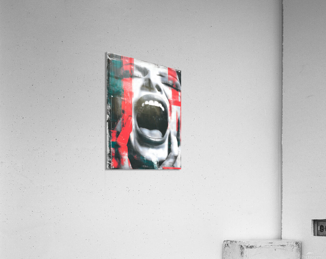 Censored – Pop Protest Poster Art Print Acrylic Print