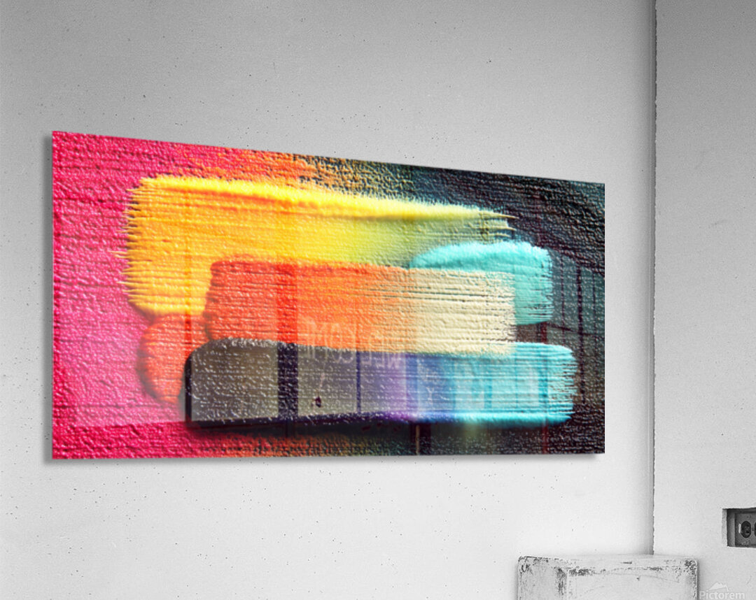 XXL Brushstrokes – Bold Abstract Print Acrylic Print