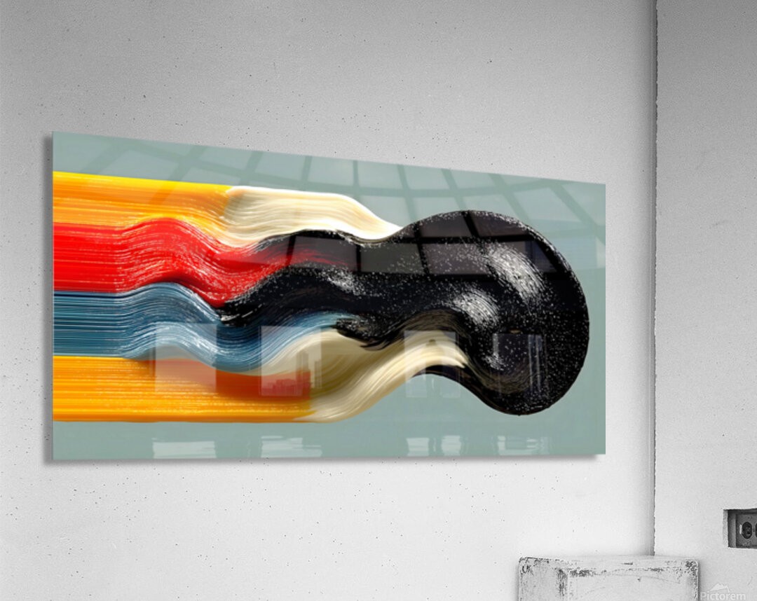 Mercury Stream – Colorband Motion Print Acrylic Print