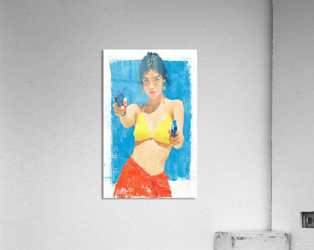 Femme Fatale – Pop Culture Portrait Print Acrylic Print