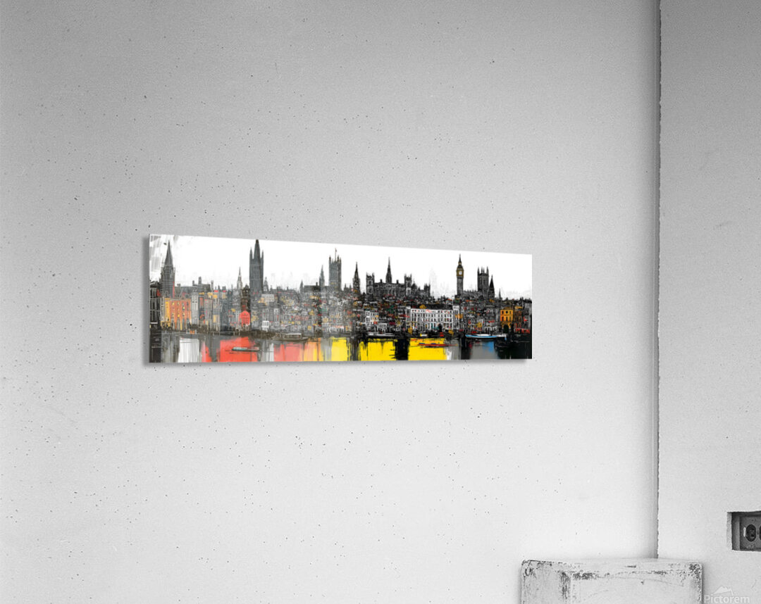 Electric Thames - London Cityscape Print Acrylic Print