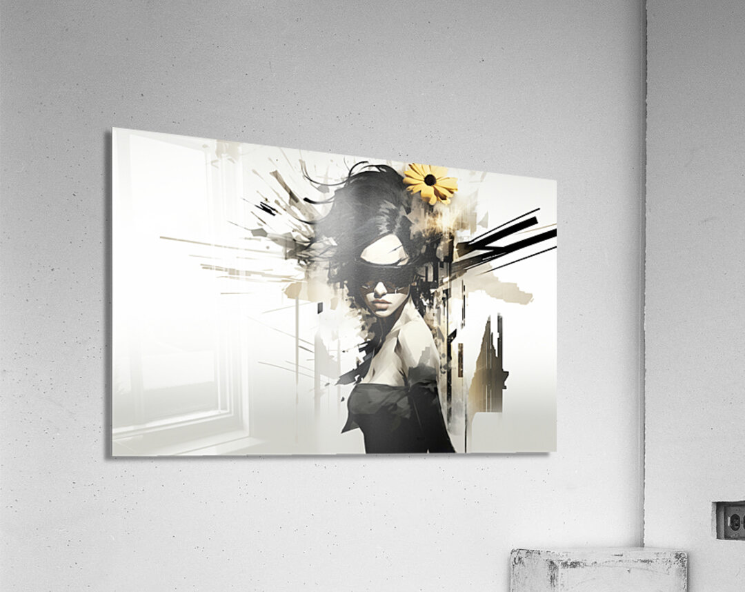 Assassin –  Womens Portrait Art Print Acrylic Print