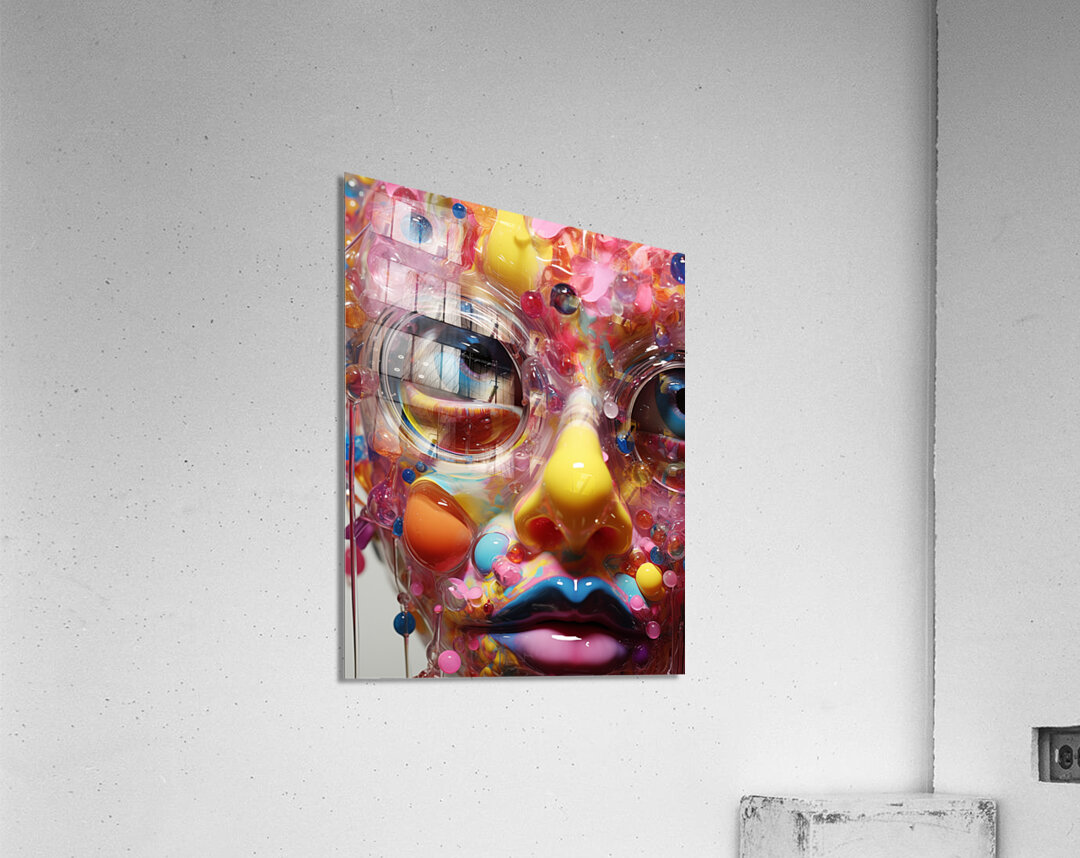 Insanity - Neo-Pop Portrait Art Prints Acrylic Print