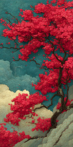 Sakura No Yume 桜の夢 - Cherry Blossom Dream - Japanese Cherry Blossom Art Prints