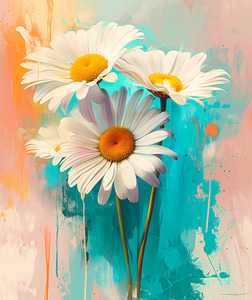 Gerber Daisies - Bright Daisy Bouquet Art Prints