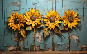 Tournesol - French Sunflower Art Prints