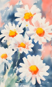 Margherite Al Mattino - Daisies In The Morning - Italian Floral Art Prints