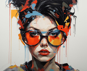 Paranoid – Pop Surreal Portrait Art Print