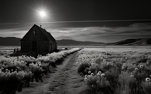 Chem Trail - Minimal Sky Art Prints