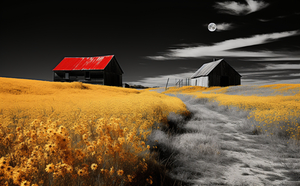 Revival - Sunrise Marsh Landscape Art Prints