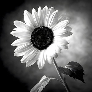 Sunflower Selfie 21 - Sunflower Portrait Art Prints