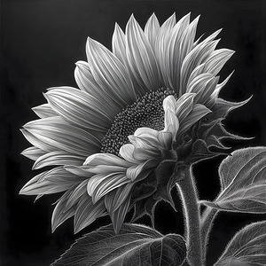 Sunflower Selfie 20 - Sunflower Portrait Art Prints