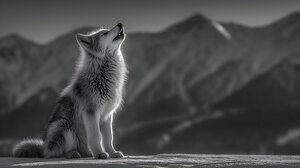 Running Companion – Wildlife Motion Art Print