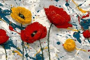 Fleurs En Mouvement - Flowers In Motion - Dynamic Floral Art Prints