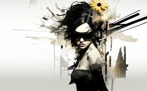 Assassin –  Womens Portrait Art Print