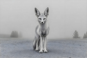 Emberlight – Fennec Fox Print