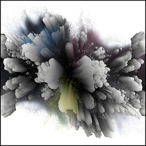 Monochrome Catalyst – Dynamic Monochromatic Abstract Print