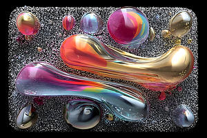 Space Jelly – Cosmic Surrealism Art Print
