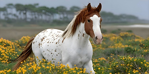 Wild Blossom – Spotted Appaloosa Horse Print