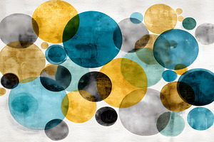 Circles in Balance – Modern Geometric Art Print
