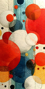 Orbit Geometry – Modern Circle Abstract PPrint.