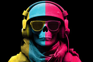 NPC - Non Player Character Digital Print