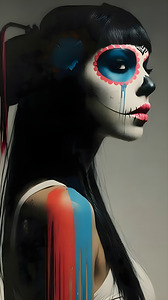 Lagrimas Azules – Blue Tears print