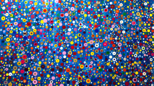 Cosmic Confetti – Vibrant Abstract Art Print