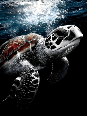 Depthlight – Sea Turtle Print