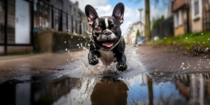 Joy Unleashed - French Bulldog Splash Art Prints