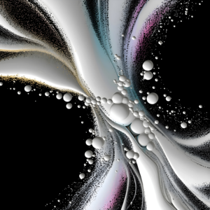 Stellar Ribbons – Cosmic Flow Abstract Print