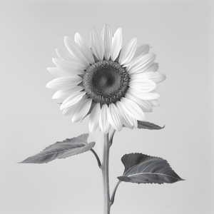 Sunflower Selfie 7 - Sunflower Portrait Art Prints