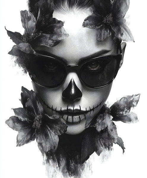 El Arte de Matar – The Art of the Kill Sugar Skull Art Print Print