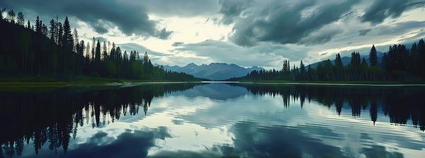 Heaven’s Mirror - Modern Seascape Art Prints Print