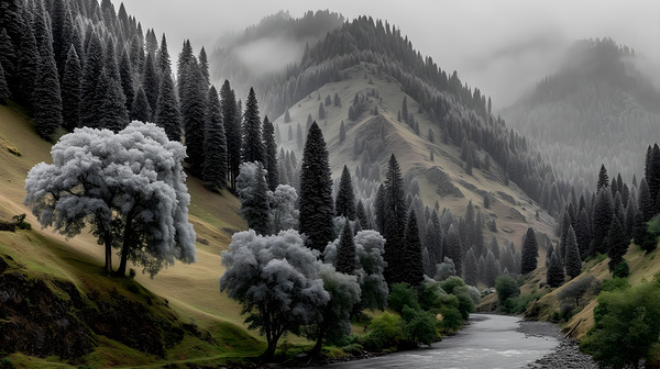 Be Still And Know - Inspirational Landscape Art Prints Print