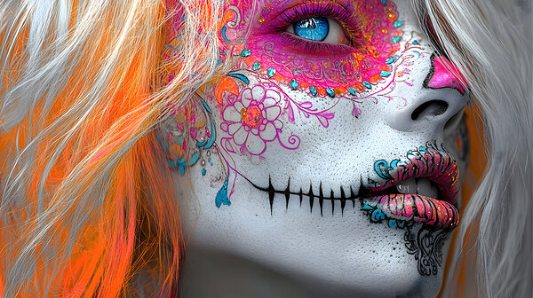 Ojos De Cielo - Eyes Of Heaven - Surreal Eye Art Prints Print