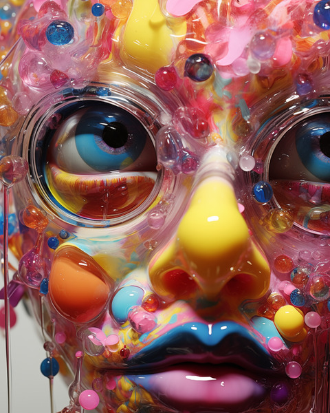 Insanity - Neo-Pop Portrait Art Prints Print