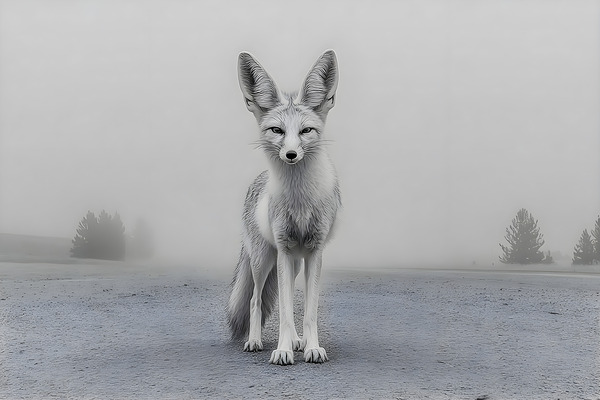 Emberlight – Fennec Fox Print Print