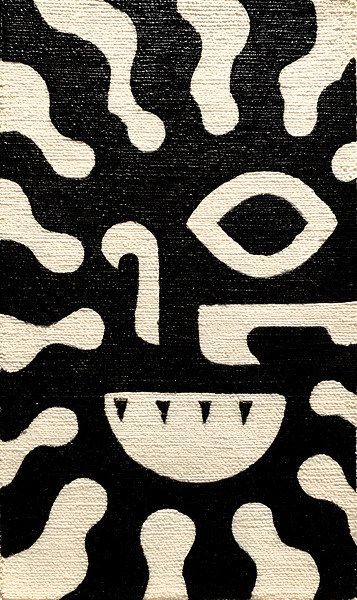 Radiant Face – Tribal Abstract Print Print