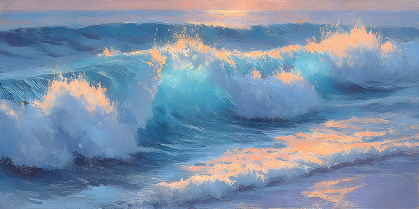 Shorebreak – Pacific Ocean Print Print