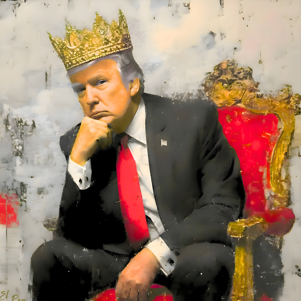 El  Rey – Limited Edition Satirical Portrait Print Print